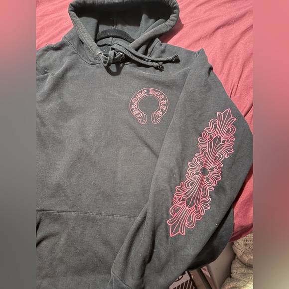 Chrome Hearts Black FnF edition Sweater with Red Accents - Picture 4 of 5